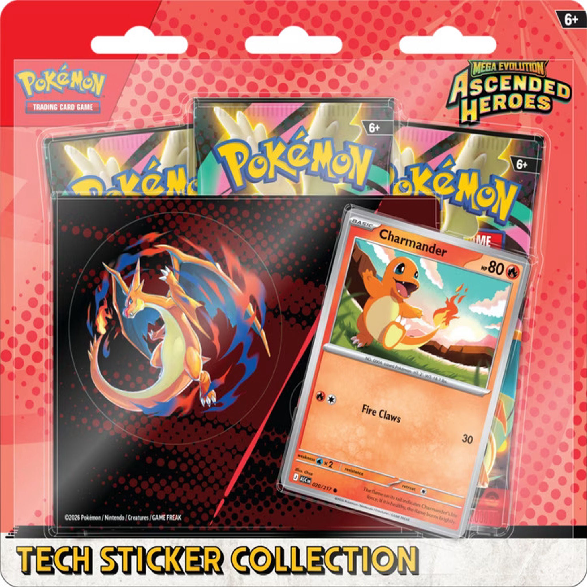 Pokemon - Ascended Heroes Tech Sticker Collection [Charmander]
