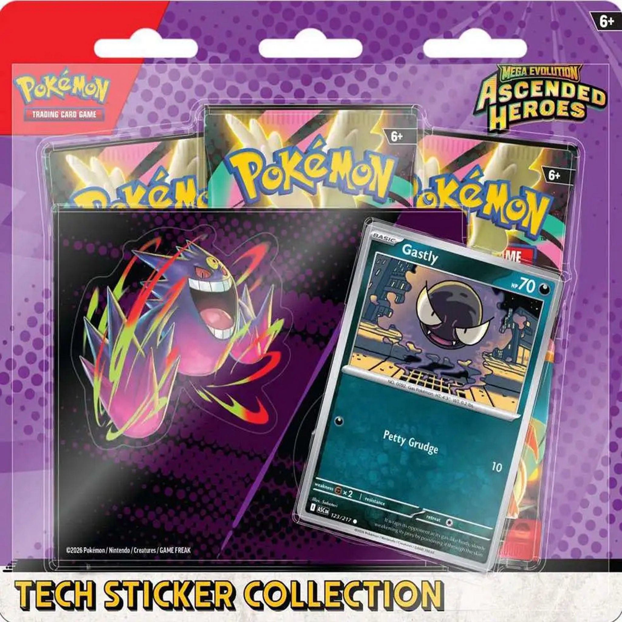 Pokemon - Ascended Heroes Tech Sticker Collection [Gastly]