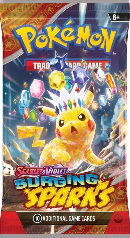 Pokemon - Surging Sparks Booster Pack [Styles May Vary]