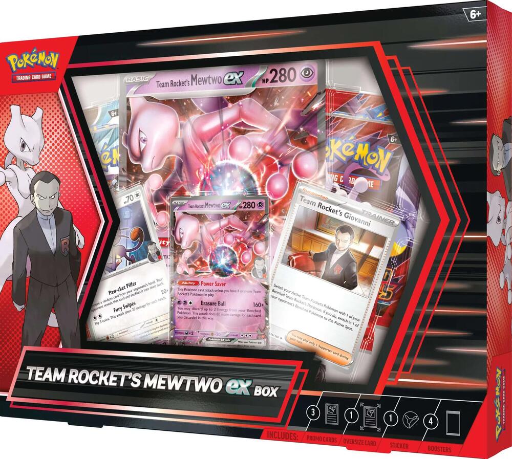 Pokemon - Team Rocket's Mewtwo ex Box
