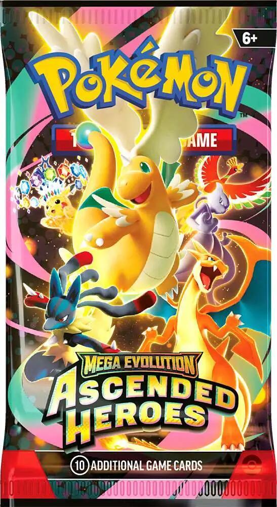 Pokemon - Ascended Heroes Booster Pack [Styles May Vary]