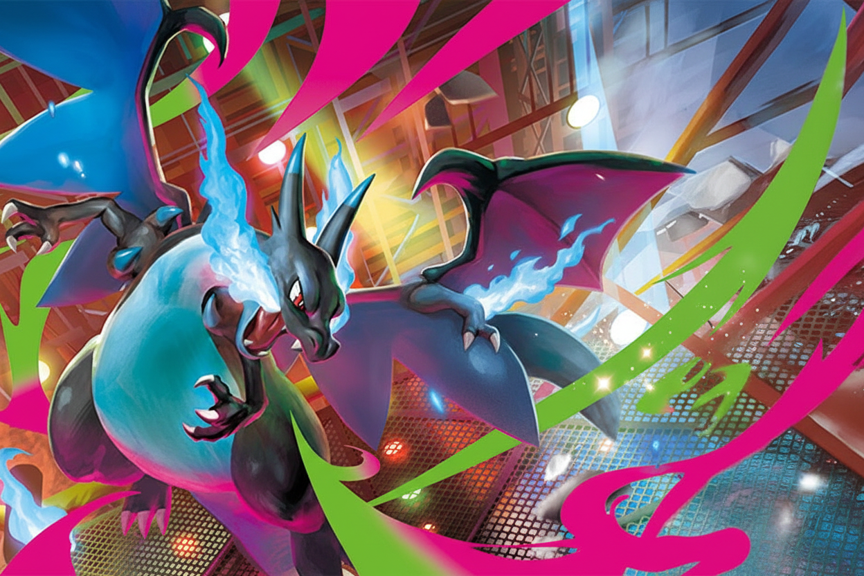 Pokemon dragon scene without text overlay